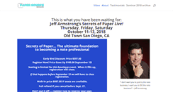Desktop Screenshot of papersourceseminars.com